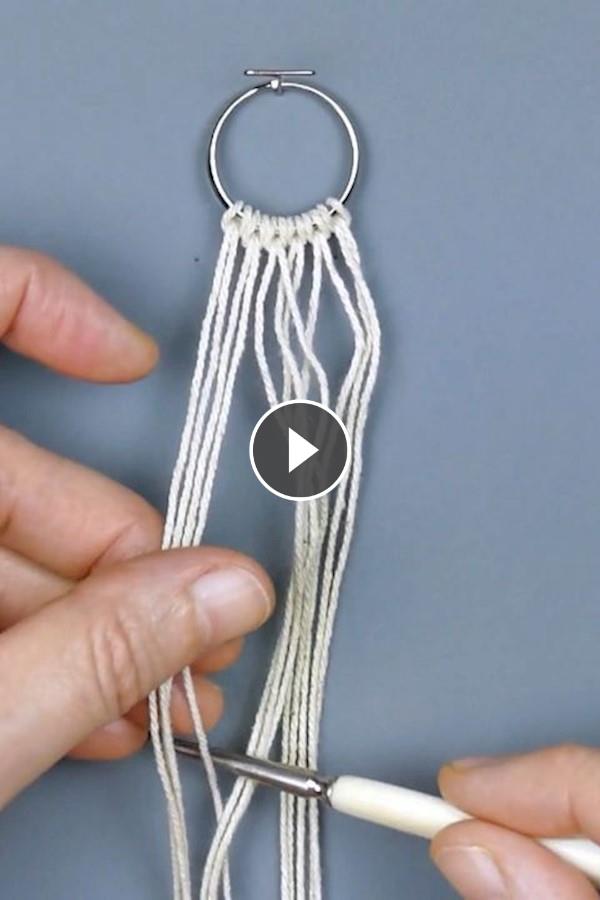 Download Diy Macrame Keychain Pattern With Beads