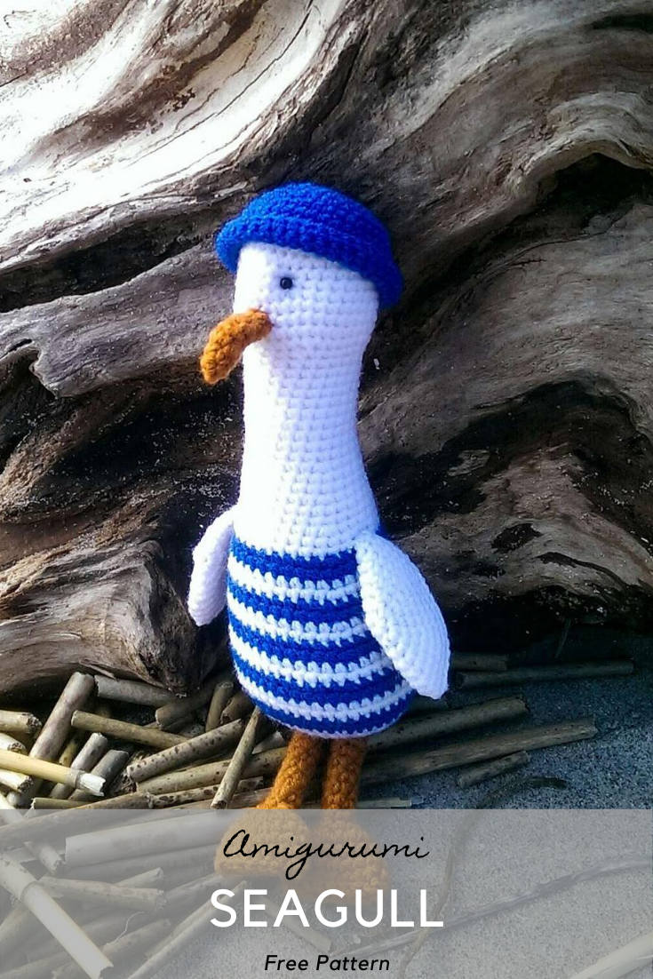 Amigurumi Seagull Crochet Pattern