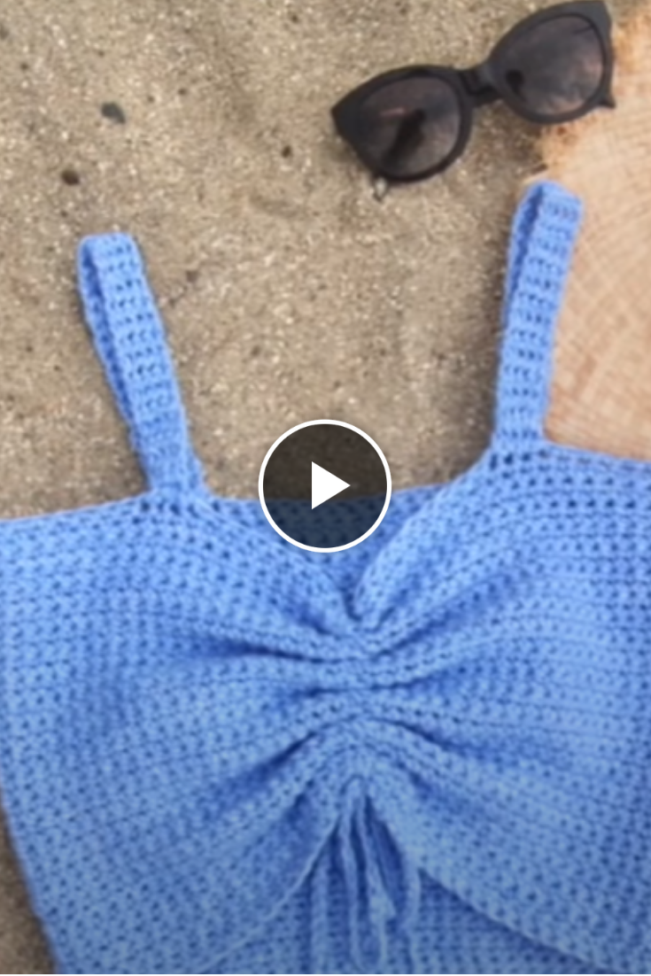 easy crochet crop top